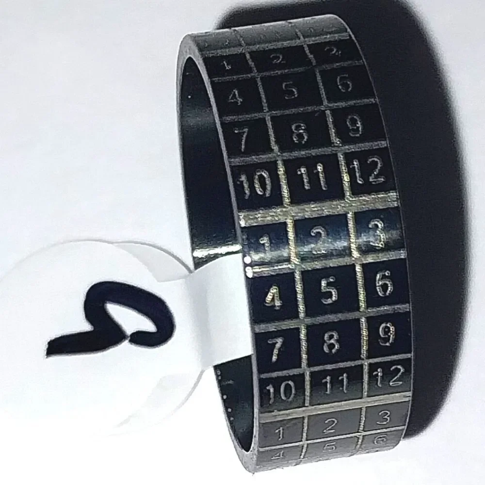 Stainless steel wide band hypoallergenic nickel free Men's ring sz 9